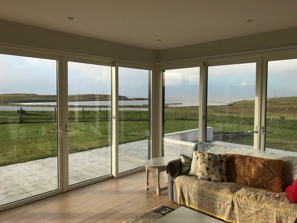 Fireplace - Hebridean Croft House with Stunning Sea Views (Stornoway)