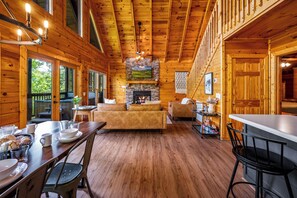 Interior - Hot Tub + Deck | Quiet, Close to Parkway          Steps to community pool (Pigeon Forge)