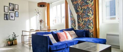 TV, books, video library