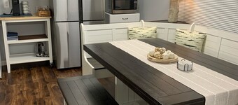 Entire Birch Cottage on the large lot next to the Ocean View Park.