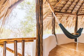 Uitzicht vanuit accommodatie