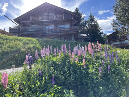 Chalet Marthe 260m2, lake view, 5 stars. Chairlift 300m, center 10mn walk.