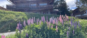 Chalet Marthe 260m2, lake view, 5 stars. Chairlift 300m, center 10mn walk.