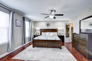 3 soverom, skrivebord, strykejern/-brett og wi-fi (inkludert)