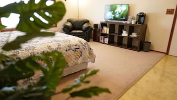 1 slaapkamer, een bureau, een strijkplank/strijkijzer, gratis wifi