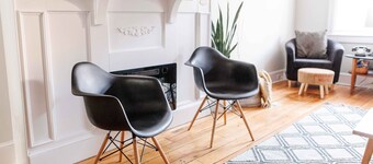 Modern City home with off street parking, fenced backyard