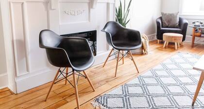 Modern City home with off street parking, fenced backyard