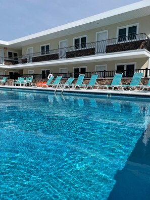 Outdoor pool - Beach block Wildwood Crest Condo-102 (Wildwood Crest)
