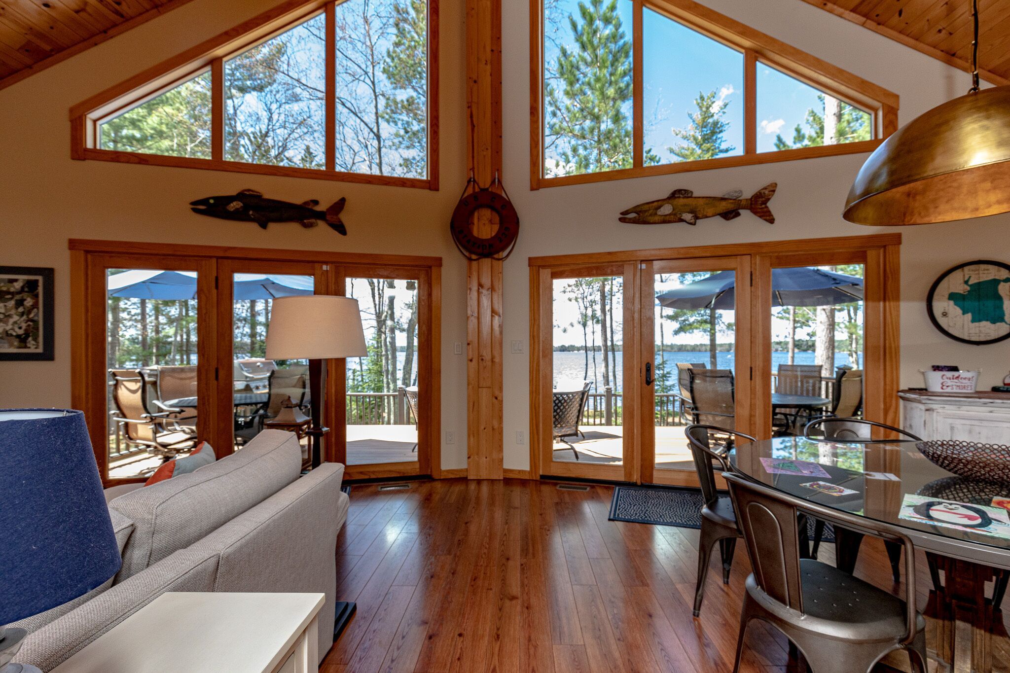 Gorgeous 5 Bedroom Lakefront Property On Eagle Lake--on The Eagle River Chain! - Eagle River, WI
