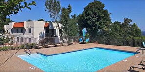 Indoor pool, outdoor pool