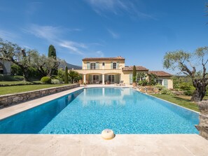 Pool - Jewel of 280m² with Infinity Pool in Absolute Calm (Roquefort-les-Pins)