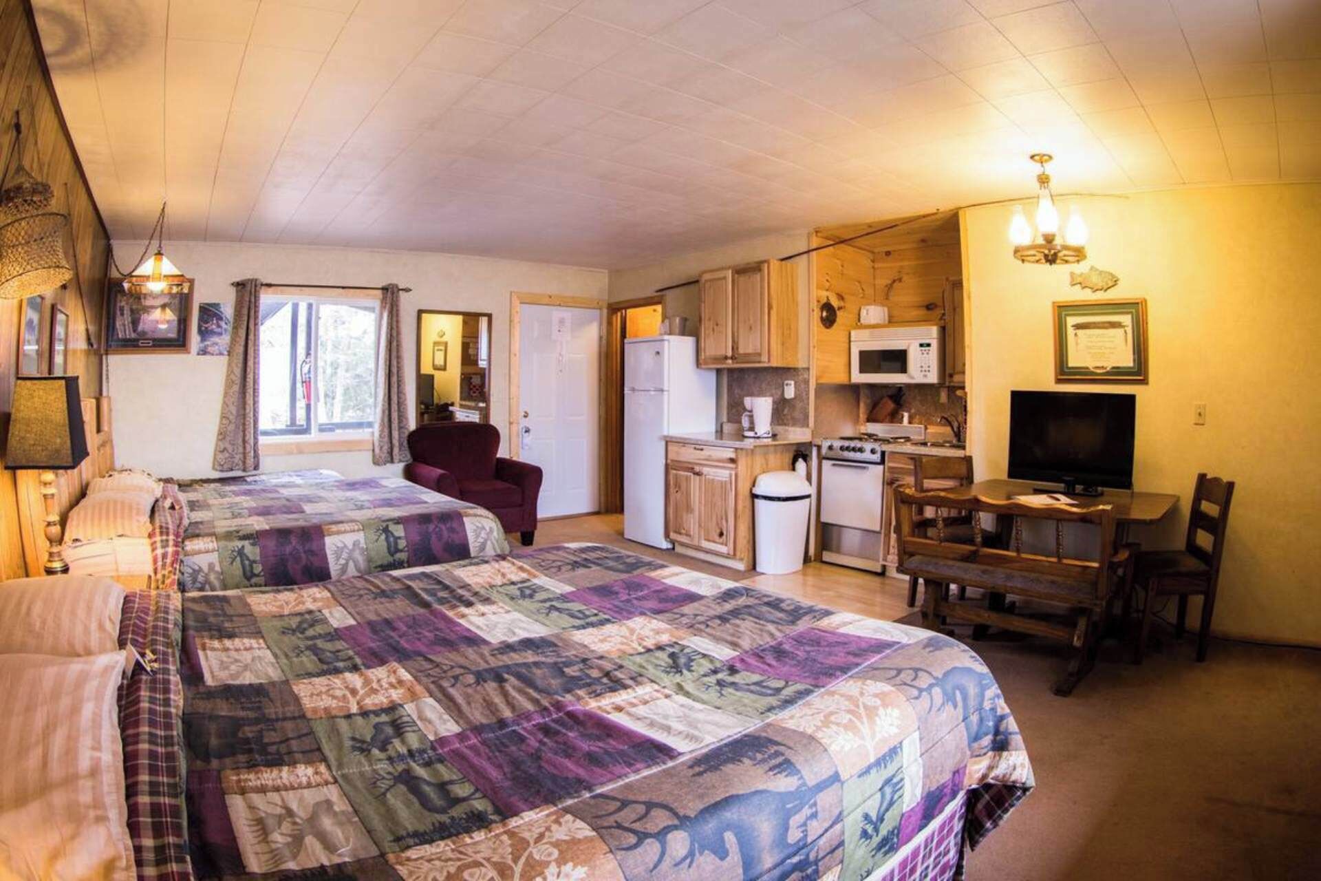 1 間睡房、熨斗/熨衫板、免費 Wi-Fi、床單