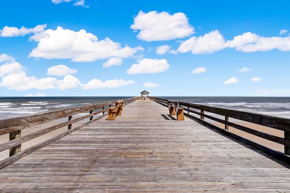 On the beach - Amelia Island - Amelia by the Sea Private Fishing Pier, Tennis Courts (Fernadina Beach)