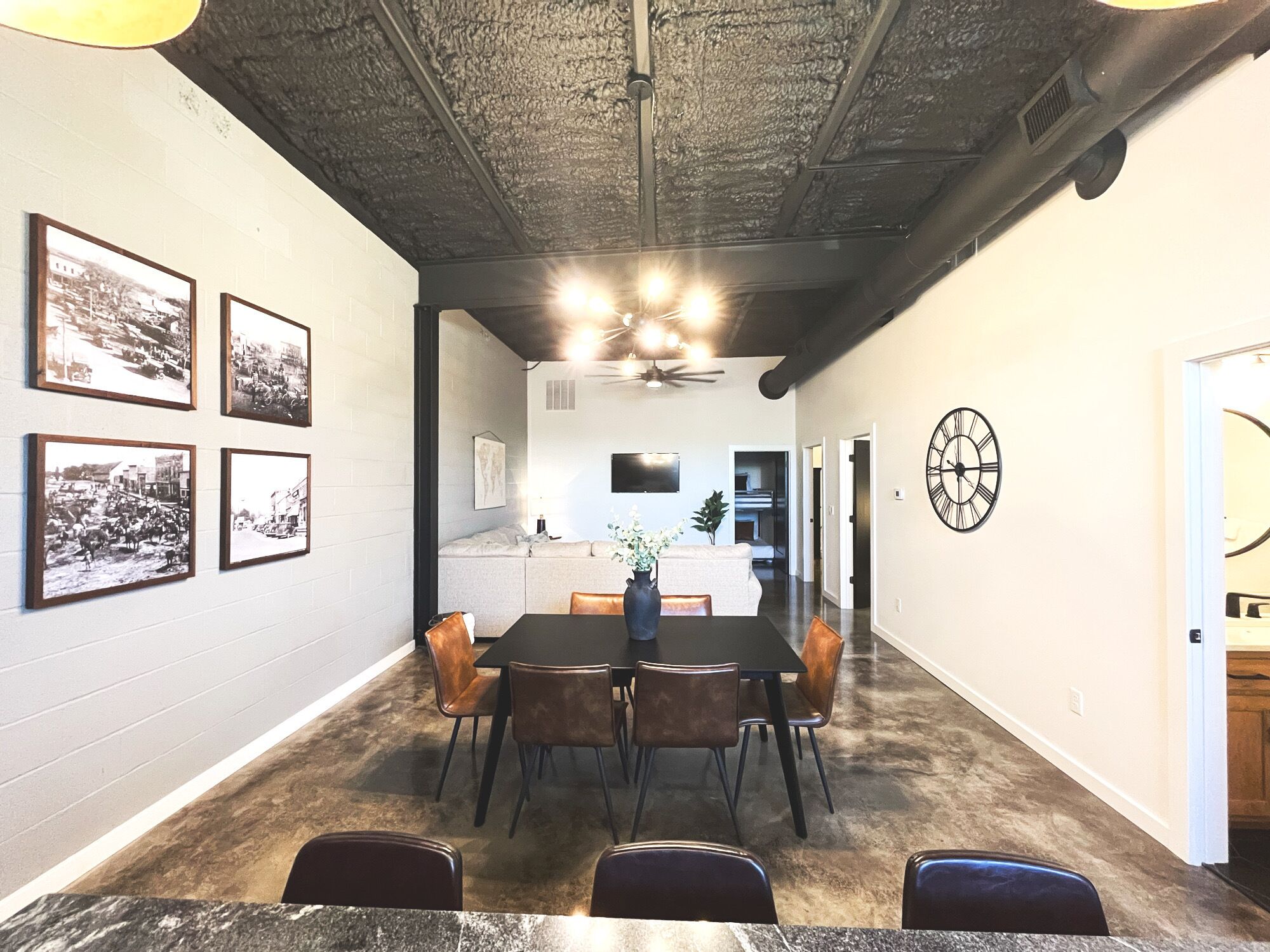 NEW!  The Flats - Industrial/modern loft within walking distance to downtown!