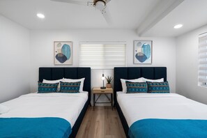 4 chambres, fer et planche à repasser, Wi-Fi, draps fournis