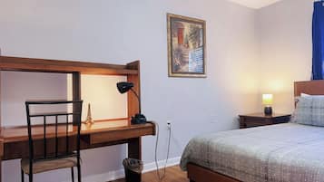2 habitaciones, escritorio, tabla de planchar con plancha y wifi gratis