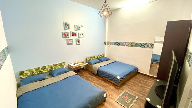 WiFi (free), bed sheets - Bluehomest - Da Lat Homestay Hostel (Xuan Huong - Da Lat)