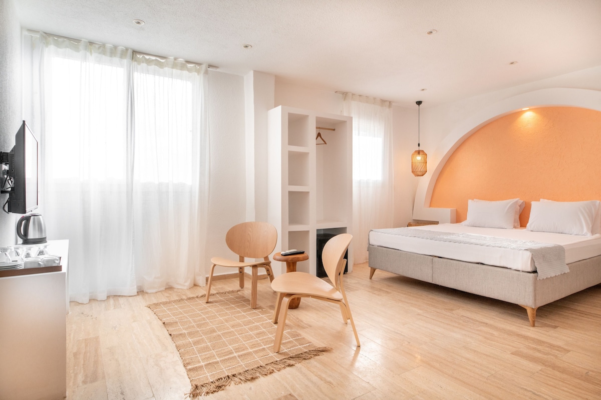 Minibar (free items), WiFi (free), individually decorated, bed sheets