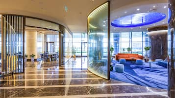 Sala de estar en el lobby