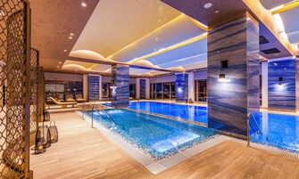 Indoor pool, seasonal outdoor pool