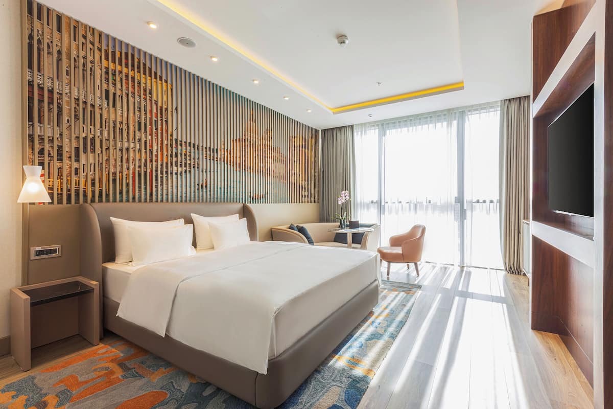 Standard Double Room | Minibar, in-room safe, iron/ironing board, cribs (free)