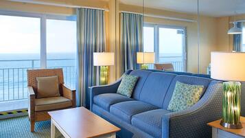 Suite, 1 Bedroom, Ocean View | 2 bedrooms, in-room safe, iron/ironing board, free WiFi