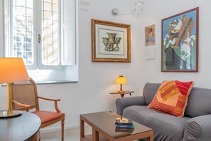 Living area - Banchi Apartments - Castel Sant'Angelo (Rome)