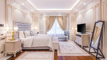 Presidential Suite | ミニバー、セーフティボックス (室内)、デスク、ノートパソコン用作業スペース
