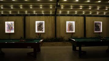 Outdoor banquet area