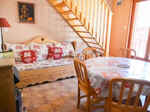 Interior - Apartment 2-room cabin + mezzanine for 6 people in Valloire, West balcony (Valloire)