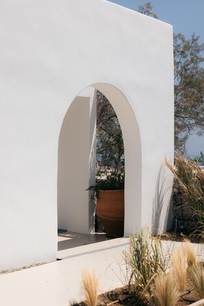 A szálláshely homlokzata