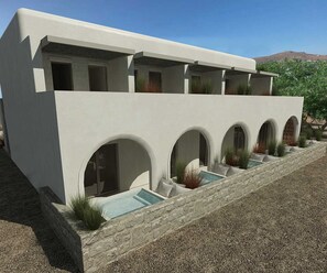 Delight with Sea View & Shared Pool | Front of property - Nimbus Lumen (Mykonos)