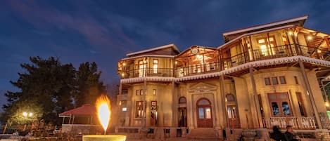 Front of property - evening/night