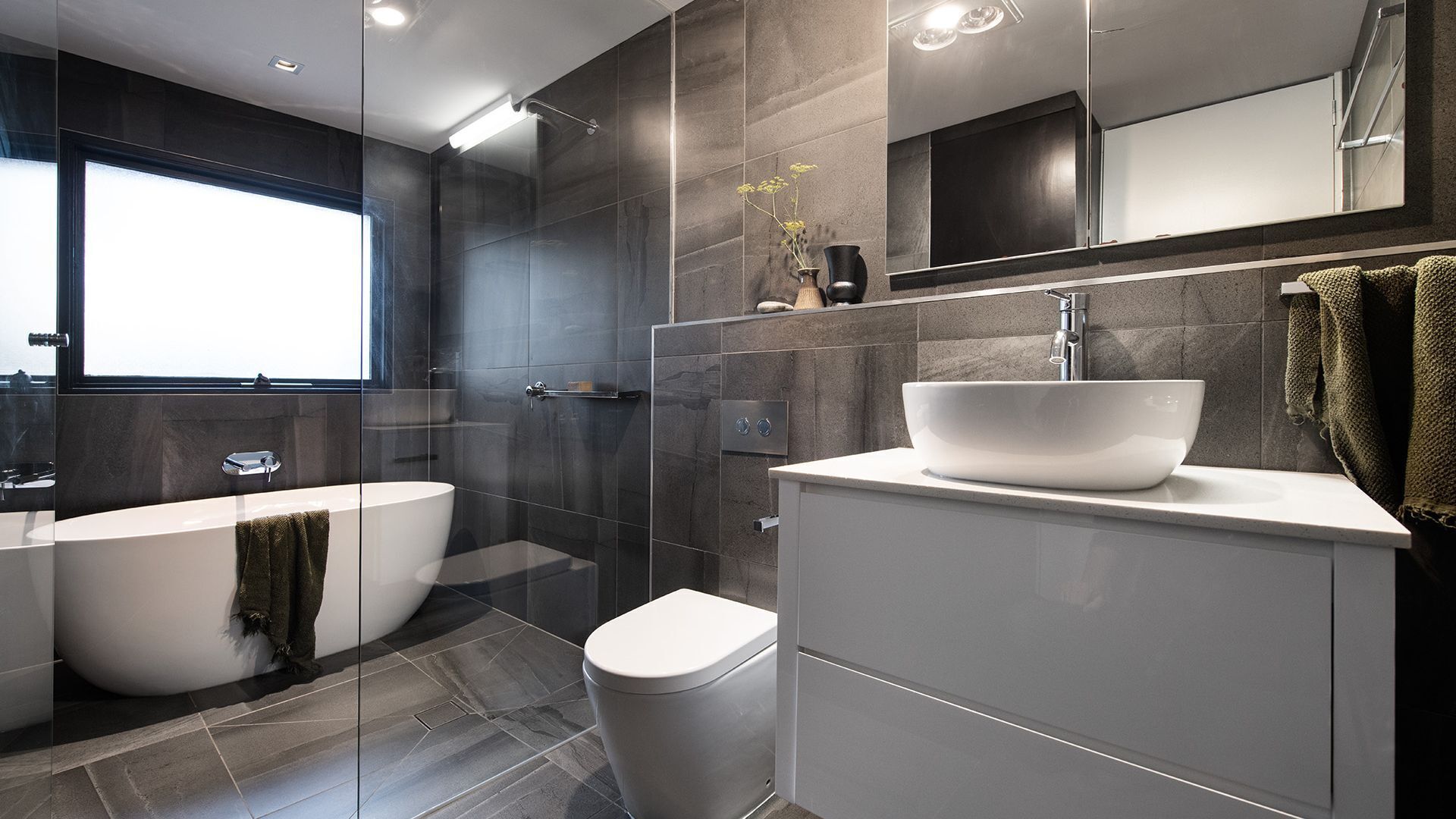 Badewanne, Handtücher