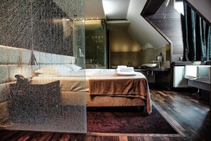 Desk, laptop workspace, soundproofing, iron/ironing board - Hotel Lent (Maribor)