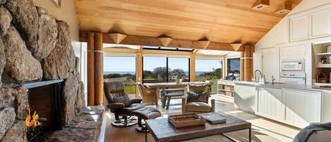 Smart TV, chimenea, reproductor de DVD, monitor de computadora