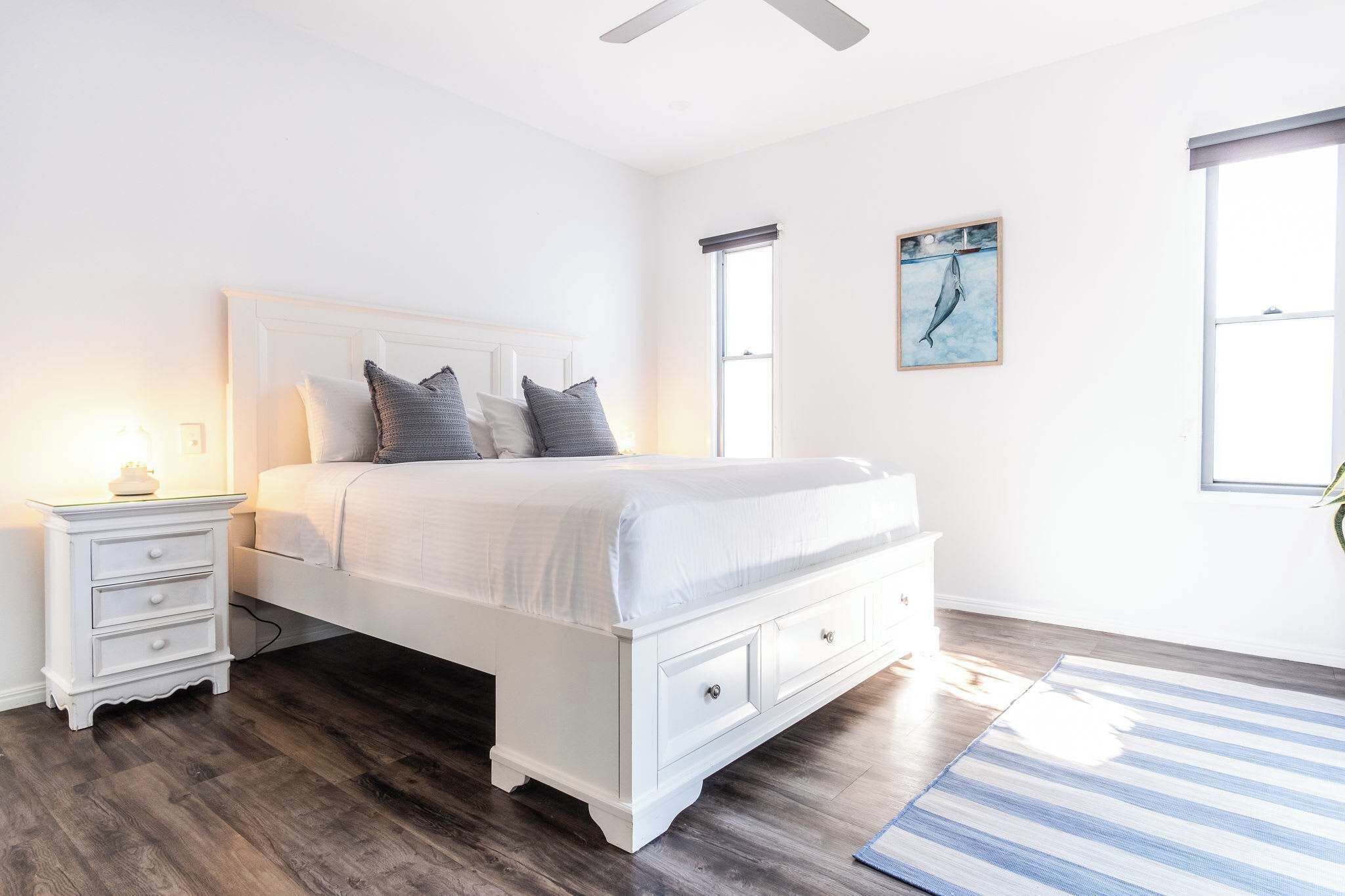3 bedrooms, iron/ironing board, travel cot, WiFi