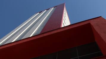 Façana frontal de l'allotjament