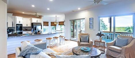 Smart TV, ping pong, books