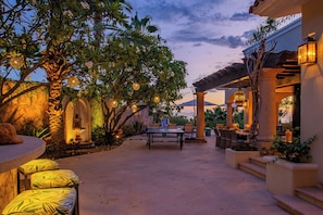 Terrace/patio - Secluded Villa in Del Mar! Chef, Butler and access to Golf, Spa, Gym & More! (San Jose del Cabo)