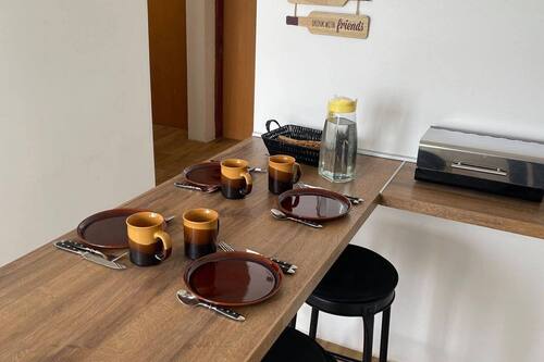 Appartamento (Two Bedroom Apartment with Balcony an) | Cucina privata | Frigorifero