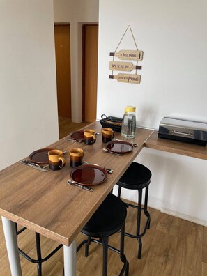 Apartment (Two Bedroom Apartment with Balcony an) | Private kitchen | Fridge