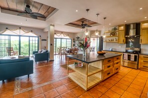 Interior - Two upscale condos - luxe ocean-view property - pool, outdoor kitchen, fast WiFi (Flamingo Beach)