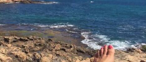 Vlak bij het strand, strandlakens