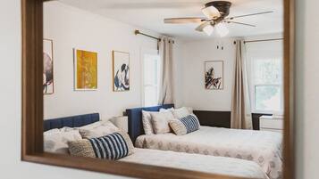 6 bedrooms, iron/ironing board, travel crib, free WiFi