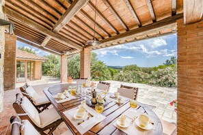 Outdoor dining - Pool Villa Angela Whirlpool (Manciano)
