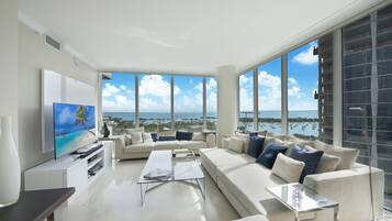 Condo, 2 Bedrooms | Living room | 36-inch TV with cable channels