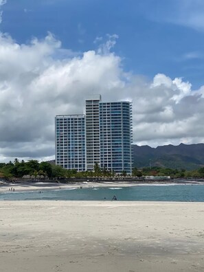 Am Strand, Liegestühle, Strandtücher