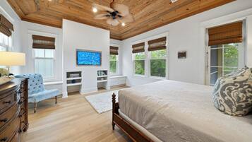 Casa, várias camas, piscina particular, vista parcial para o oceano | 5 quartos, Wi-Fi de cortesia, roupa de cama