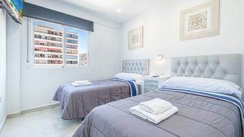 2 bedrooms, iron/ironing board, WiFi (free), bed sheets